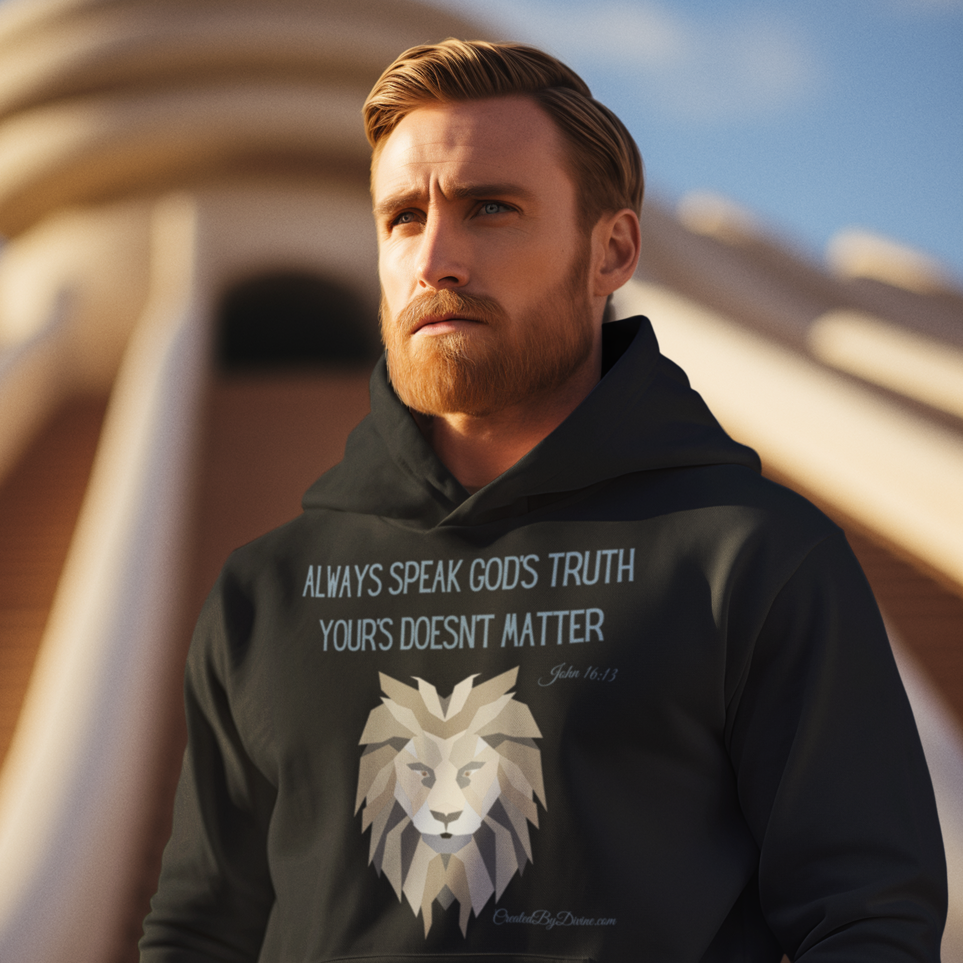 "Always Speak God's Truth" Men's Hoodie