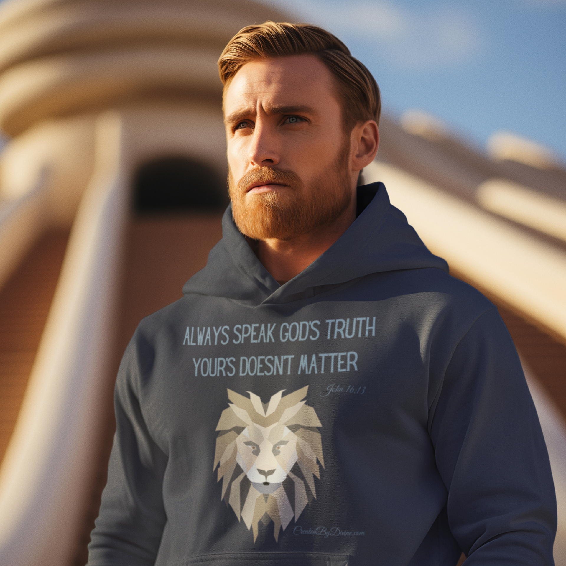 "Always Speak God's Truth" Men's Hoodie