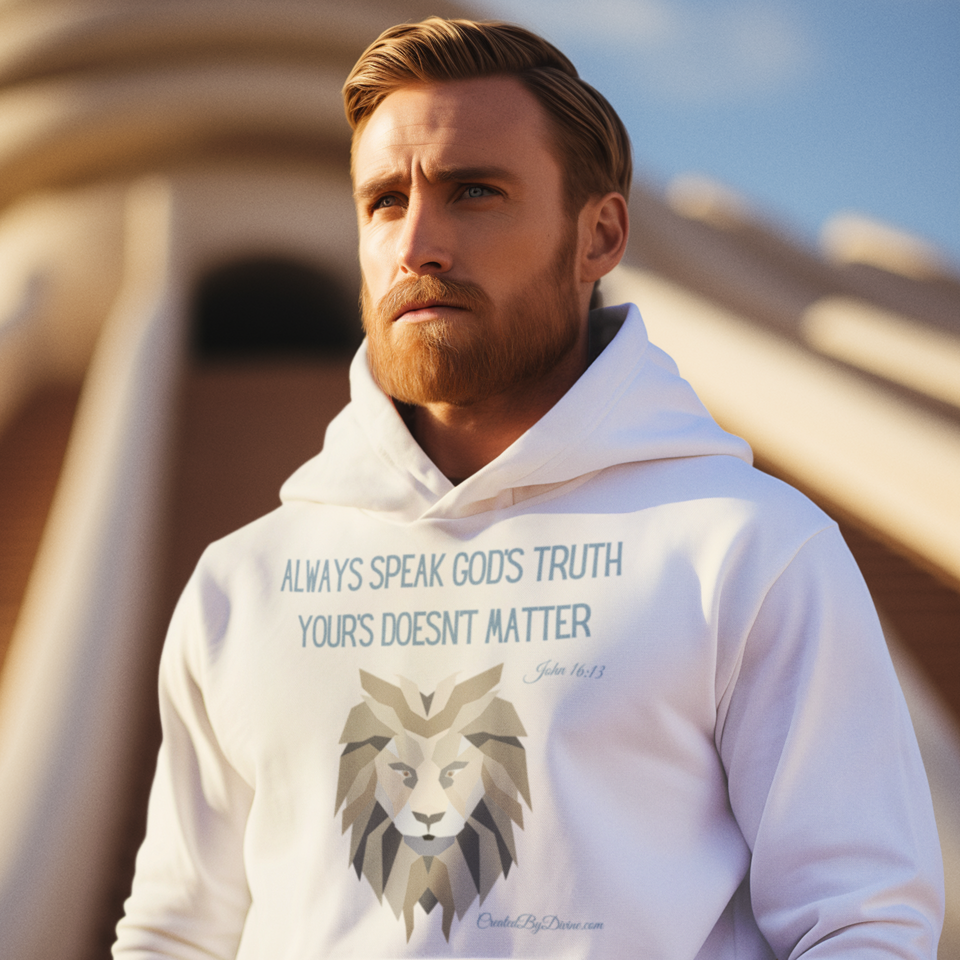 "Always Speak God's Truth" Men's Hoodie