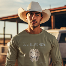 Load image into Gallery viewer, &quot;Be Still and Know&quot; Men&#39;s Long Sleeve Shirt
