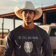 Load image into Gallery viewer, &quot;Be Still and Know&quot; Men&#39;s Long Sleeve Shirt
