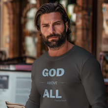 Load image into Gallery viewer, &quot;God Above All&quot; Men&#39;s Long Sleeve Shirt