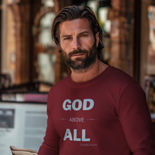 Load image into Gallery viewer, &quot;God Above All&quot; Men&#39;s Long Sleeve Shirt