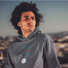 Load image into Gallery viewer, &quot;God is Always, Always on Time&quot; Men&#39;s Hoodie