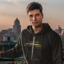Load image into Gallery viewer, "I Have Faith. All Fear is Defeated." Men's Hoodie