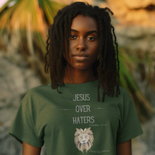 Load image into Gallery viewer, &quot;Jesus Over Haters&quot; Women&#39;s T-Shirt