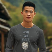 Load image into Gallery viewer, &quot;Jesus Over Haters&quot; Men&#39;s Long Sleeve Shirt
