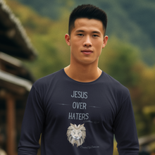 Load image into Gallery viewer, &quot;Jesus Over Haters&quot; Men&#39;s Long Sleeve Shirt