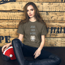 Load image into Gallery viewer, &quot;Jesus Over Haters&quot; Women&#39;s T-Shirt