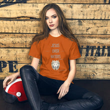 Load image into Gallery viewer, &quot;Jesus Over Haters&quot; Women&#39;s T-Shirt
