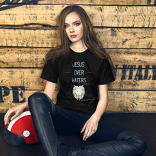 Load image into Gallery viewer, &quot;Jesus Over Haters&quot; Women&#39;s T-Shirt
