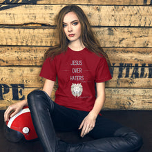 Load image into Gallery viewer, &quot;Jesus Over Haters&quot; Women&#39;s T-Shirt