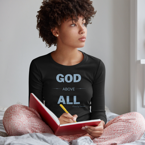 "God Above All" Women's Long Sleeve Shirt