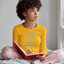 Load image into Gallery viewer, &quot;God Above All&quot; Women&#39;s Long Sleeve Shirt