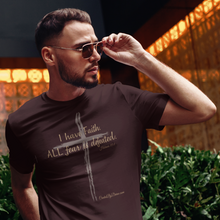Load image into Gallery viewer, "I Have Faith. All Fear is Defeated." Men's T-Shirt