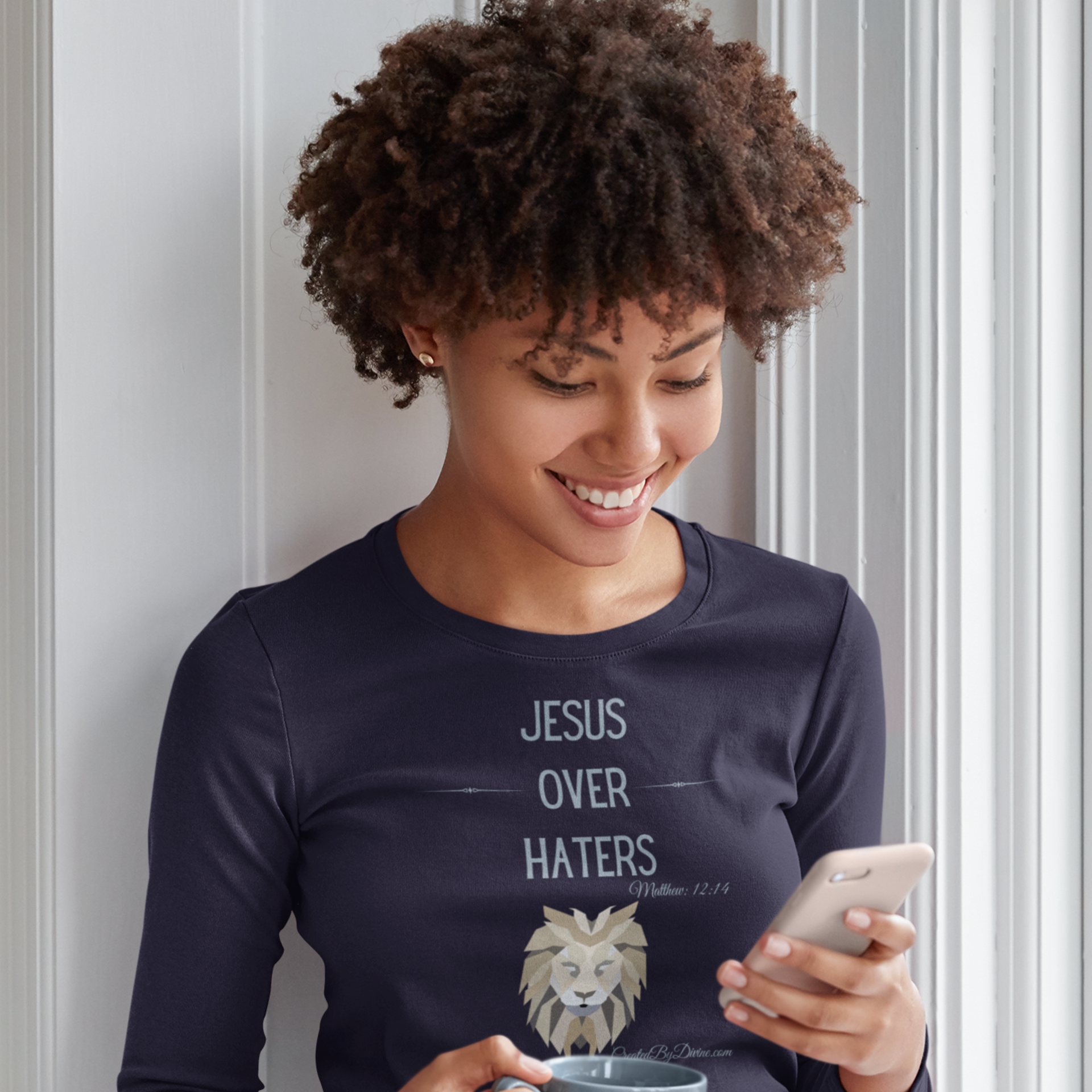 "Jesus Over Haters" Women's Long Sleeve Shirt