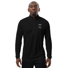 Load image into Gallery viewer, &quot;God Above All&quot; Men&#39;s Adidas Quarter Zip Pullover