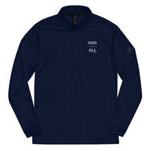 Load image into Gallery viewer, &quot;God Above All&quot; Men&#39;s Adidas Quarter Zip Pullover