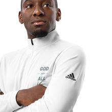 Load image into Gallery viewer, &quot;God Above All&quot; Men&#39;s Adidas Quarter Zip Pullover