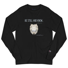 Load image into Gallery viewer, &quot;Be Still and Know&quot; Men&#39;s Champion Long Sleeve Shirt