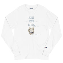 Load image into Gallery viewer, &quot;Jesus Over Haters&quot; Men&#39;s Champion Long Sleeve Shirt
