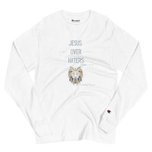 Load image into Gallery viewer, &quot;Jesus Over Haters&quot; Men&#39;s Champion Long Sleeve Shirt