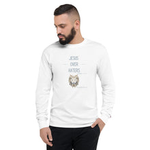 Load image into Gallery viewer, &quot;Jesus Over Haters&quot; Men&#39;s Champion Long Sleeve Shirt