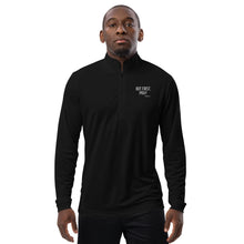 Load image into Gallery viewer, &quot;But First, Pray&quot; Men&#39;s Adidas Quarter Zip Pullover (White Letters)