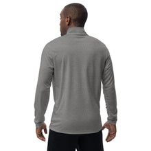 Load image into Gallery viewer, &quot;But First, Pray&quot; Men&#39;s Adidas Quarter Zip Pullover (White Letters)