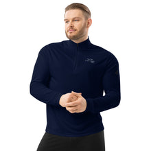 Load image into Gallery viewer, &quot;I Have Faith. All Fear is Defeated.&quot; Men&#39;s Adidas Quarter Zip Pullover
