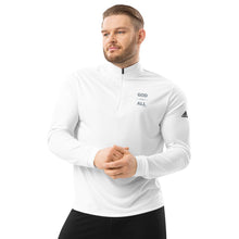 Load image into Gallery viewer, &quot;God Above All&quot; Men&#39;s Adidas Quarter Zip Pullover