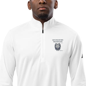 "Always Speak God's Truth" Men's Adidas Quarter Zip Pullover