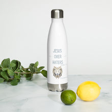Load image into Gallery viewer, &quot;Jesus Over Haters&quot; Stainless Steel Water Bottle