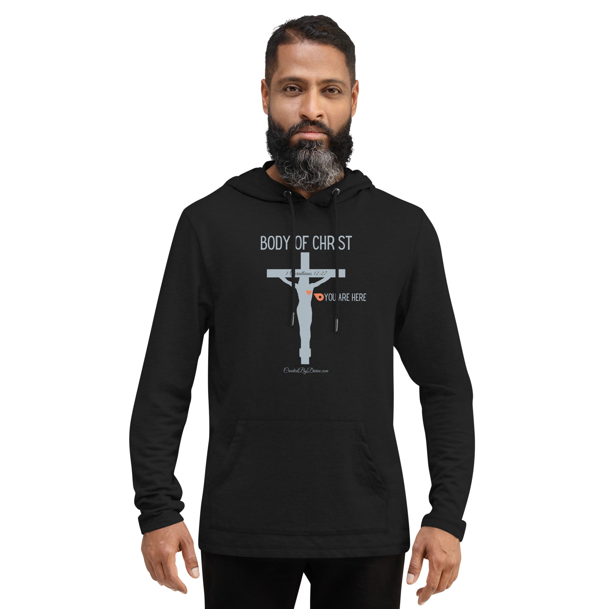 "Body of Christ" Men's Lightweight Hoodie