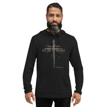 Load image into Gallery viewer, "I Have Faith. All Fear is Defeated." Men's Lightweight Hoodie