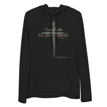 Load image into Gallery viewer, "I Have Faith. All Fear is Defeated." Men's Lightweight Hoodie
