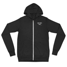 Load image into Gallery viewer, &quot;But First, Pray&quot; Men&#39;s Lightweight Zip Hoodie (White Letters)