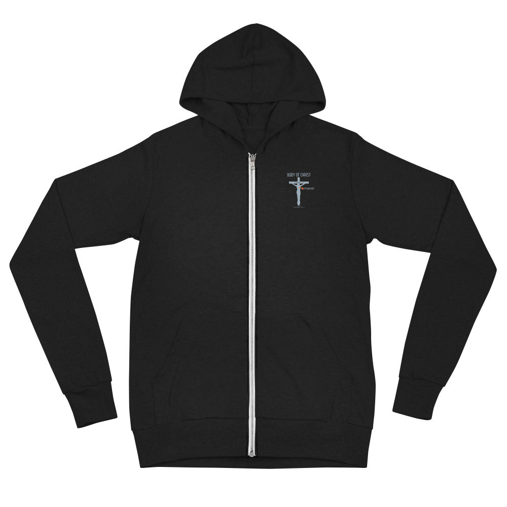 "Body of Christ" Men's Lightweight Zip Hoodie