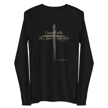 Load image into Gallery viewer, &quot;I Have Faith. All Fear is Defeated.&quot; Men&#39;s Long Sleeve Shirt
