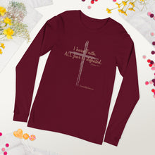 Load image into Gallery viewer, &quot;I Have Faith. All Fear is Defeated.&quot; Women&#39;s Long Sleeve Shirt