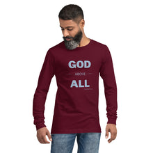 Load image into Gallery viewer, &quot;God Above All&quot; Men&#39;s Long Sleeve Shirt