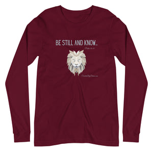 "Be Still and Know" Men's Long Sleeve Shirt