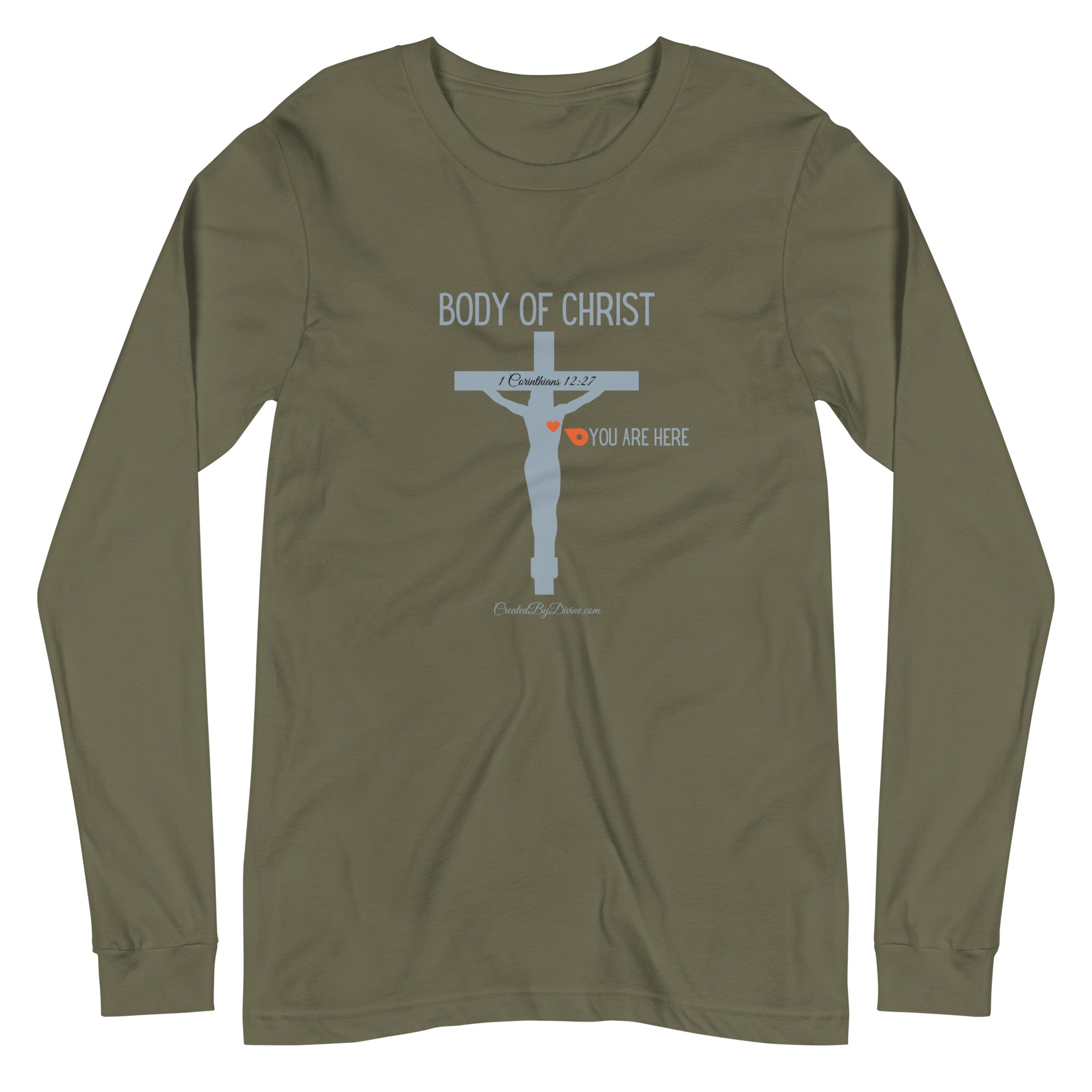 "Body of Christ" Men's Long Sleeve Shirt