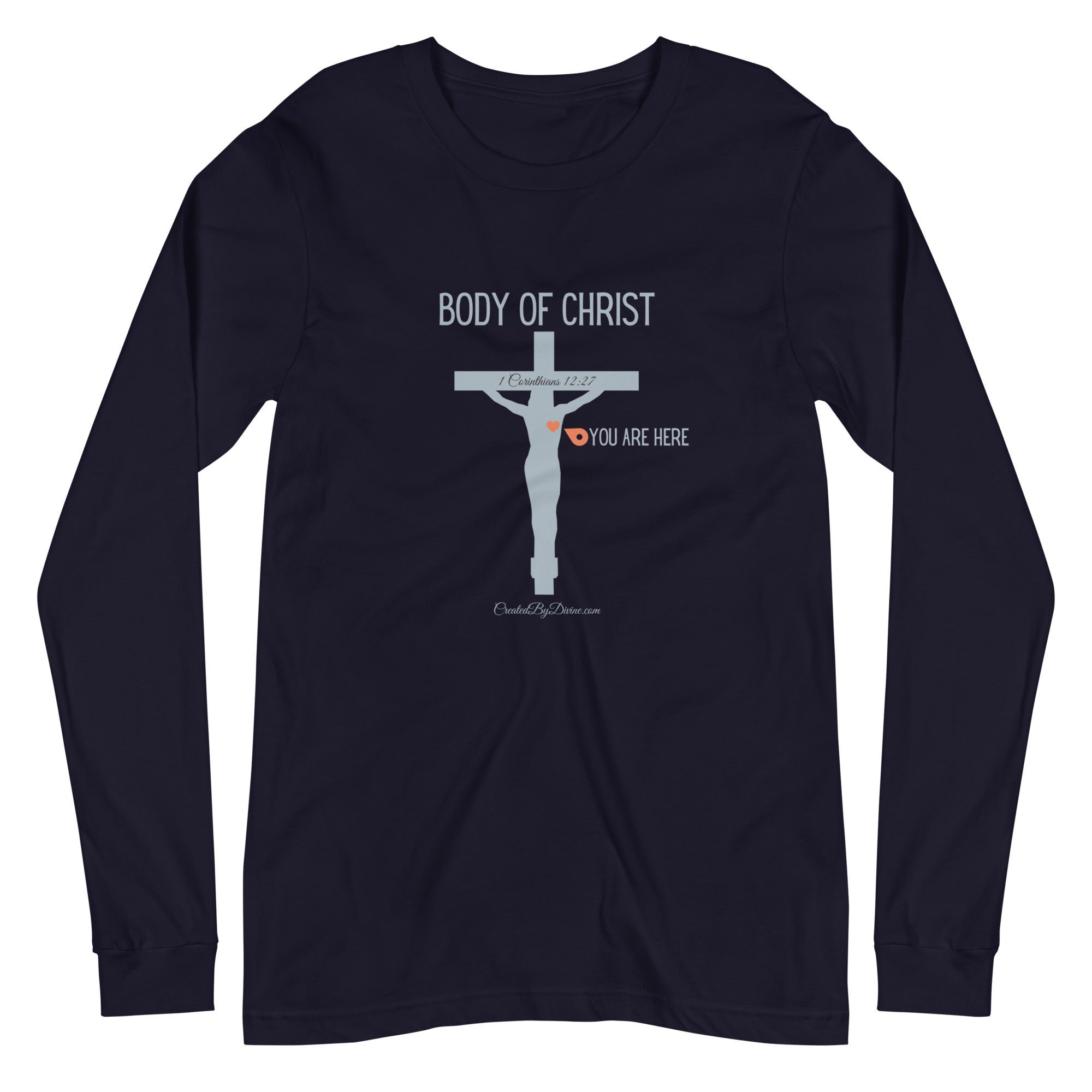 "Body of Christ" Men's Long Sleeve Shirt