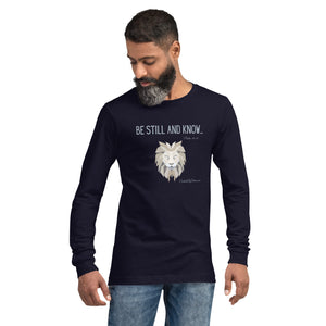 "Be Still and Know" Men's Long Sleeve Shirt