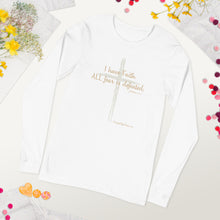 Load image into Gallery viewer, &quot;I Have Faith. All Fear is Defeated.&quot; Women&#39;s Long Sleeve Shirt
