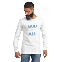 Load image into Gallery viewer, &quot;God Above All&quot; Men&#39;s Long Sleeve Shirt