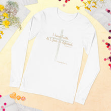 Load image into Gallery viewer, &quot;I Have Faith. All Fear is Defeated.&quot; Women&#39;s Long Sleeve Shirt