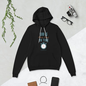 "God is Always, Always on Time" Men's Hoodie