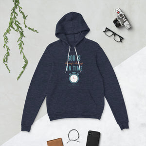 "God is Always, Always on Time" Men's Hoodie